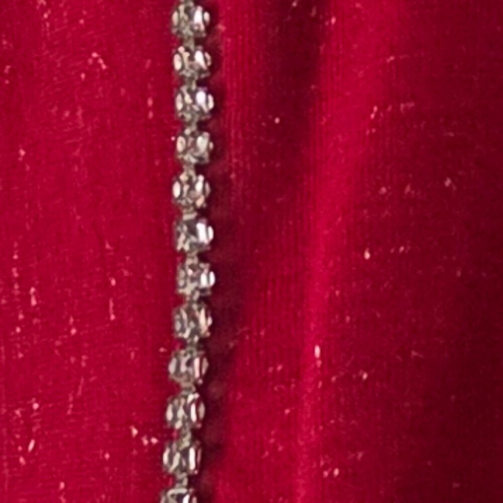 NWT I.N.C. International Concepts Women's Ruched-Side Embelished  Shimmery Tee - Picture 7 of 14